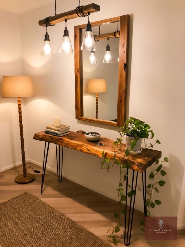 Live Edge Console Table