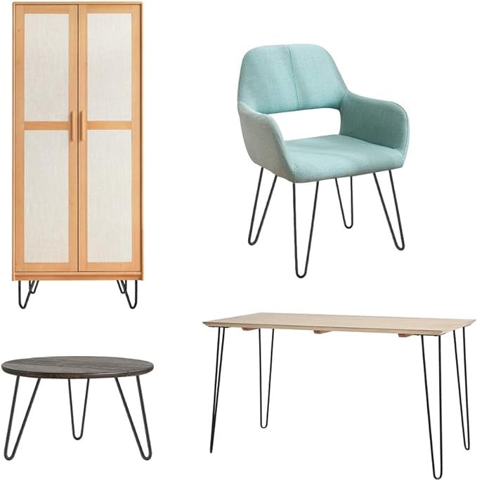 Custom Metal Hairpin Legs — DIY Furniture Legs