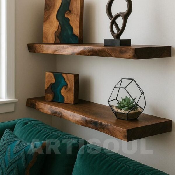 Floating Wall Shelf — 4ft, Hidden Bracket Mount